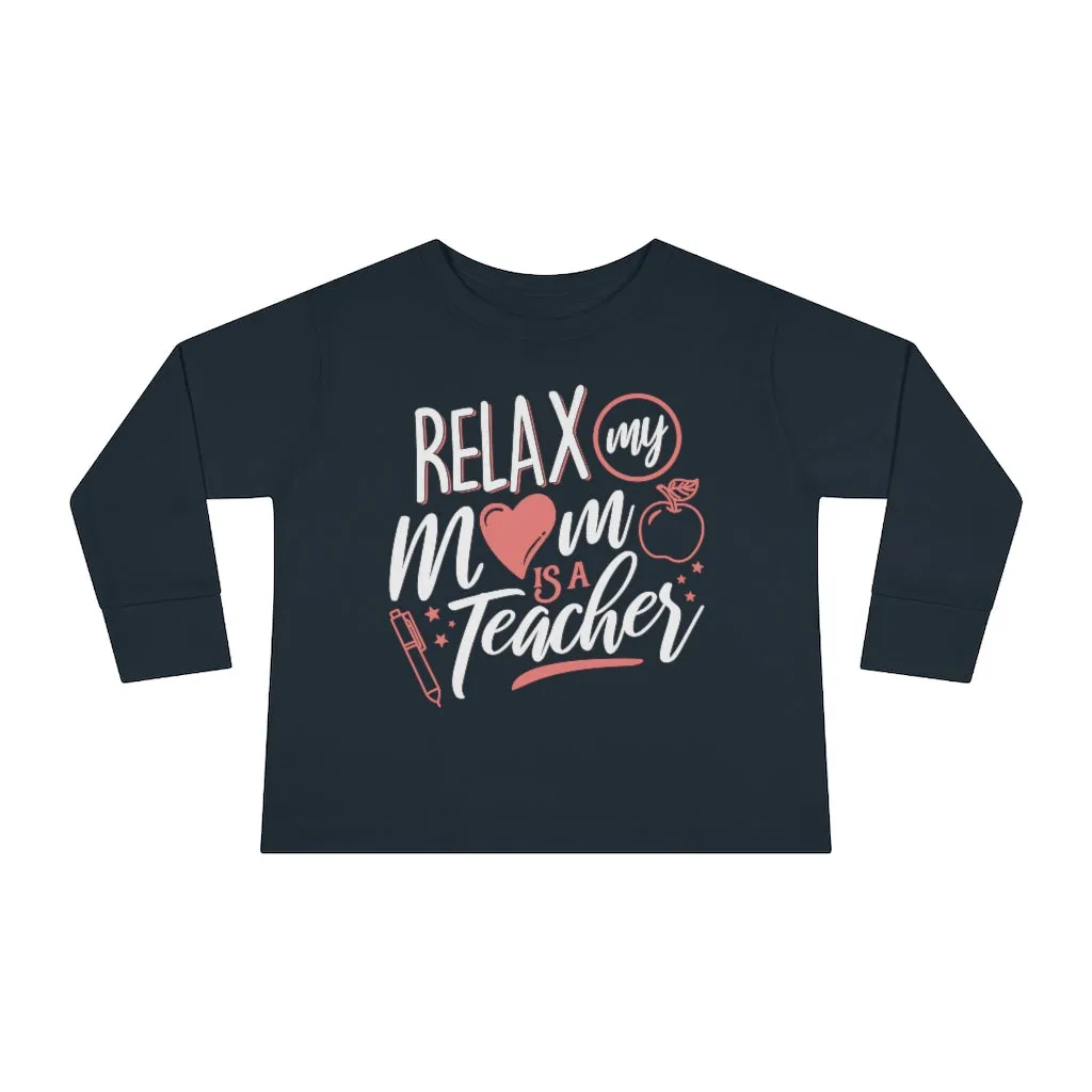 Toddler's "Relax" Long Sleeve T-shirt