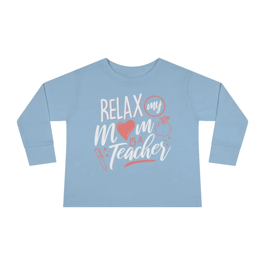 Toddler's "Relax" Long Sleeve T-shirt
