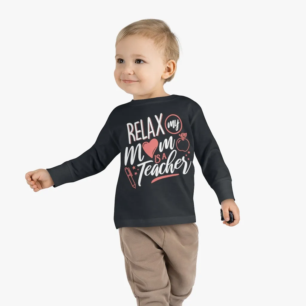 Toddler's "Relax" Long Sleeve T-shirt