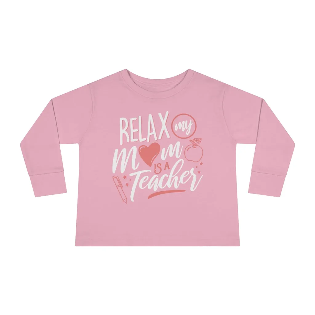 Toddler's "Relax" Long Sleeve T-shirt