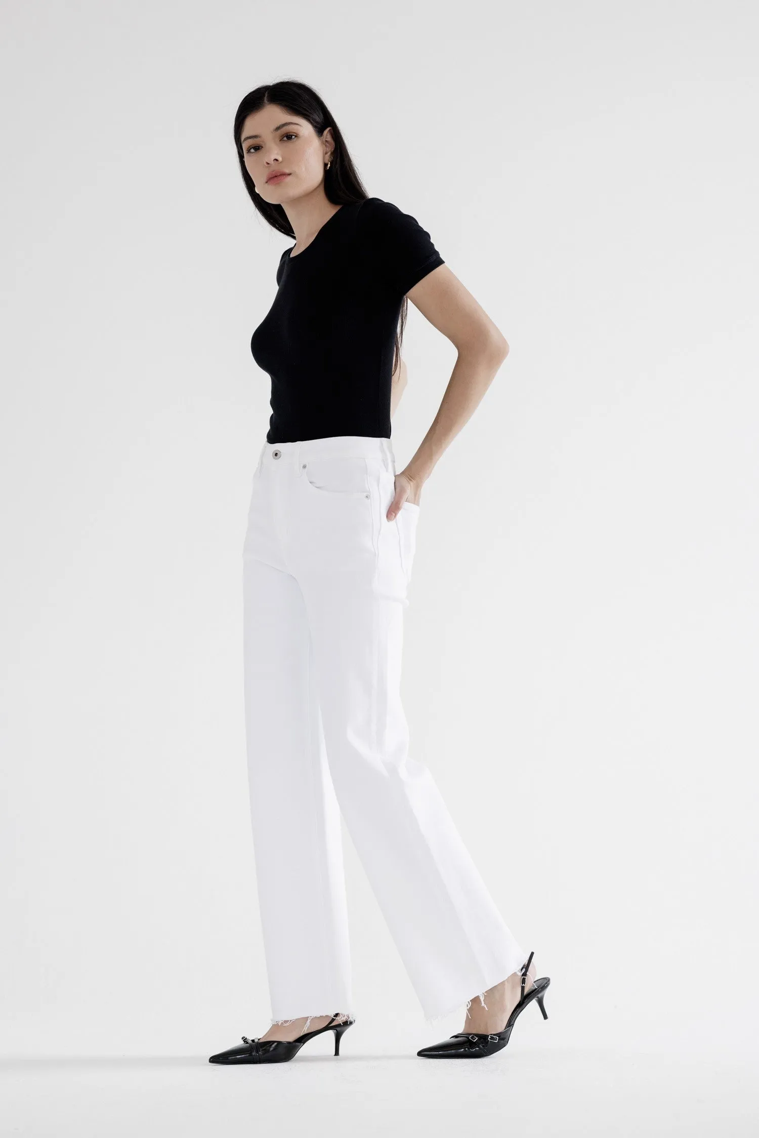 Toronto High Rise Wide Leg Denim
