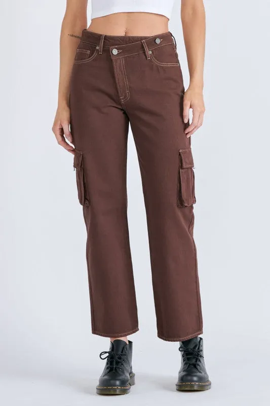 Tracey High Rise Cargo Jeans