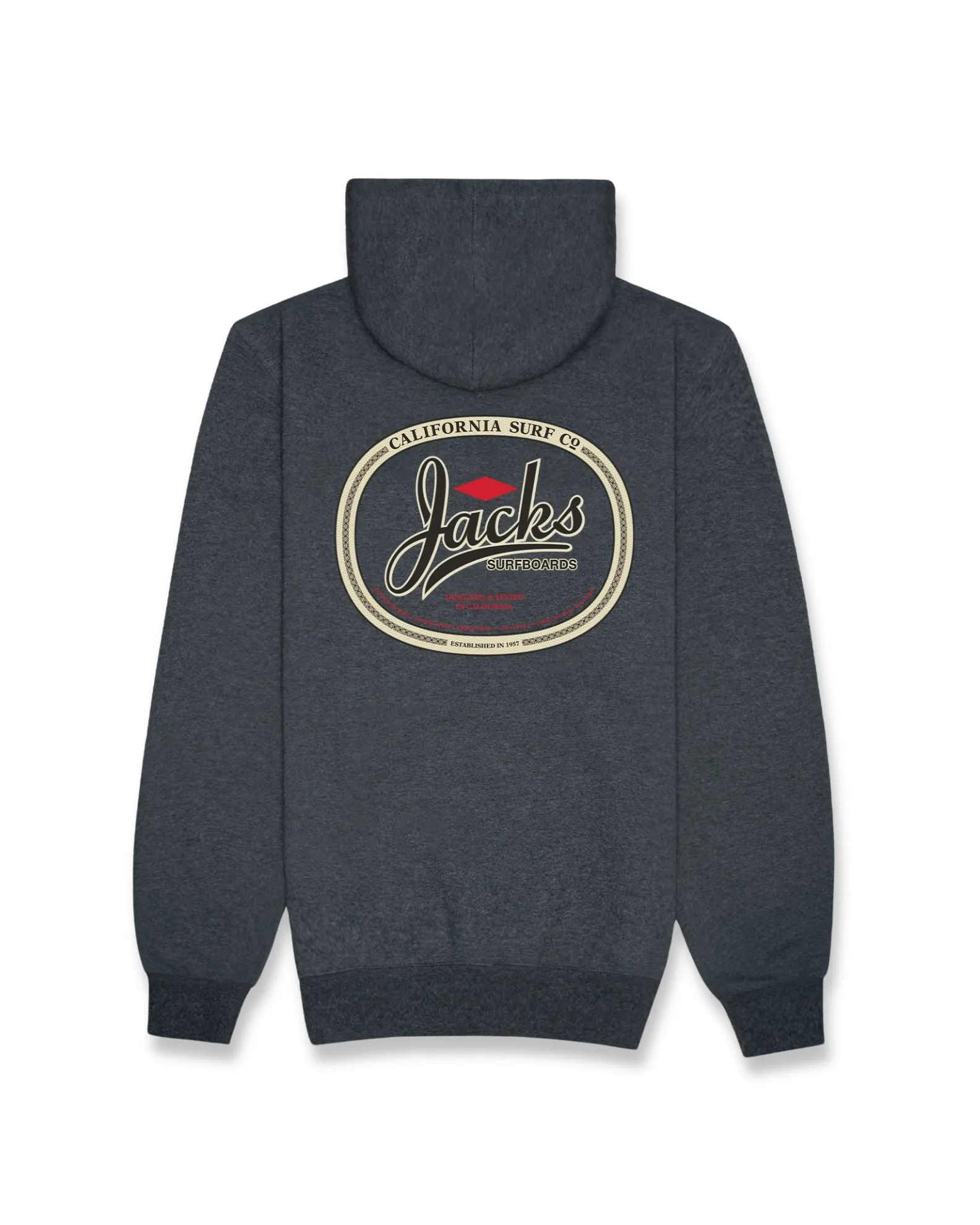 Trenton Classic Pullover Hoodie - Charcoal Heather
