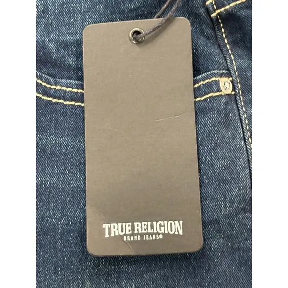 True Religion Jennie Mid Rise Raw Hem Shorts