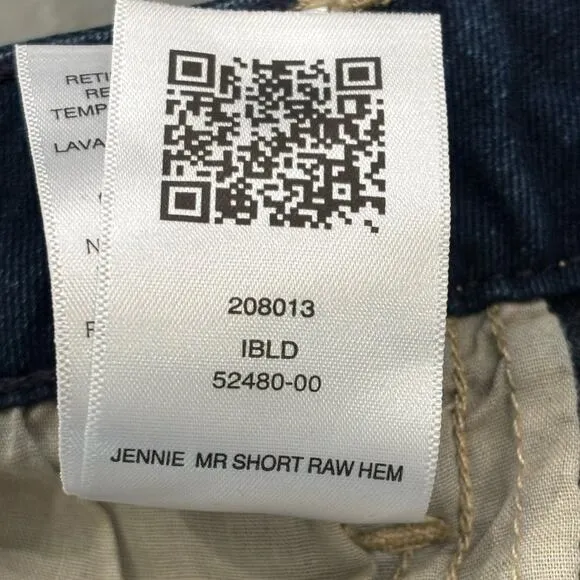 True Religion Jennie Mid Rise Raw Hem Shorts