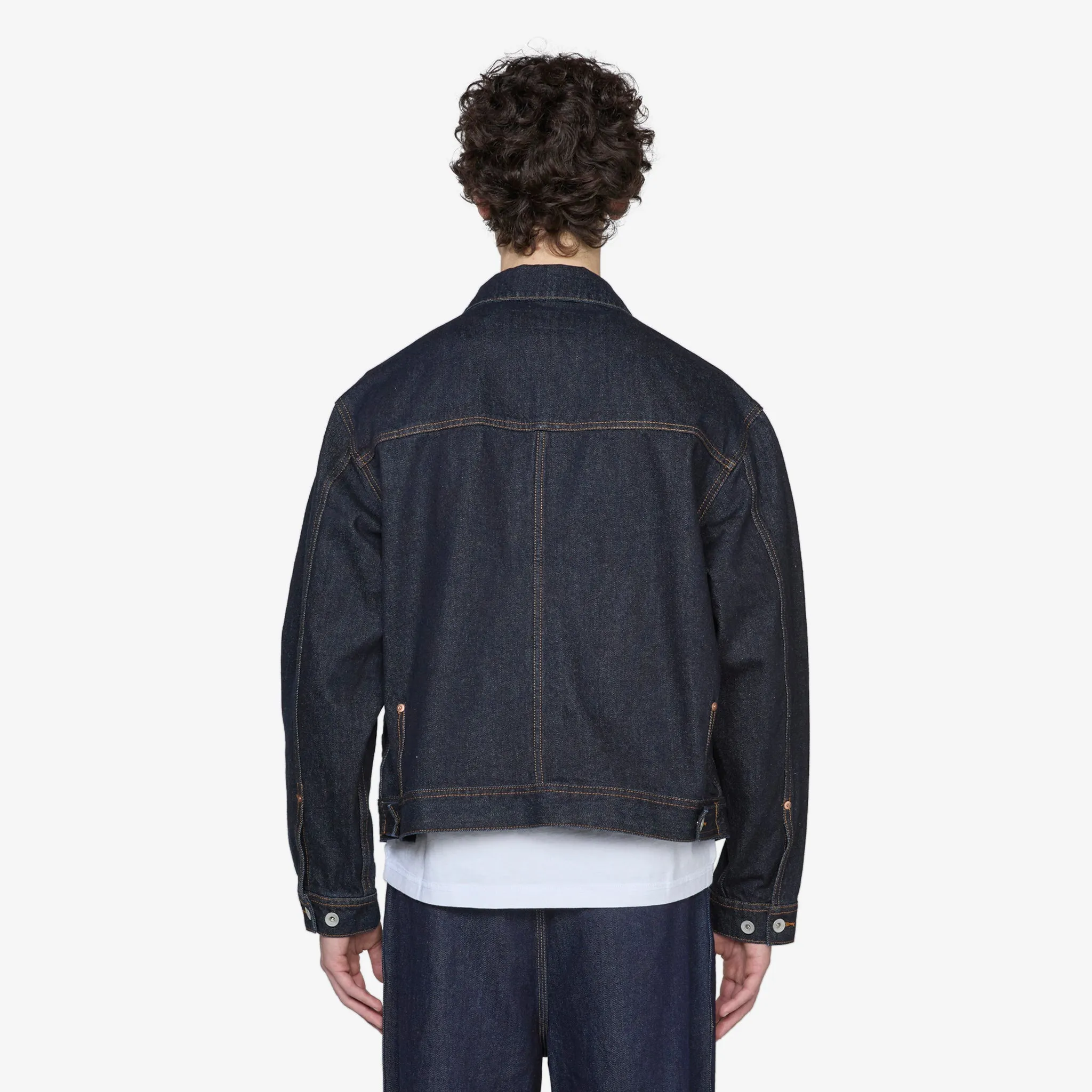 Type-1 Denim Trucker Jacket One Washed