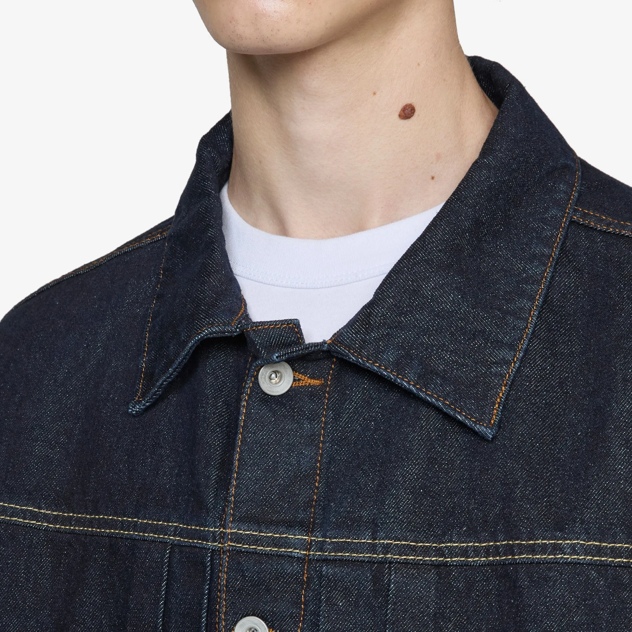 Type-1 Denim Trucker Jacket One Washed