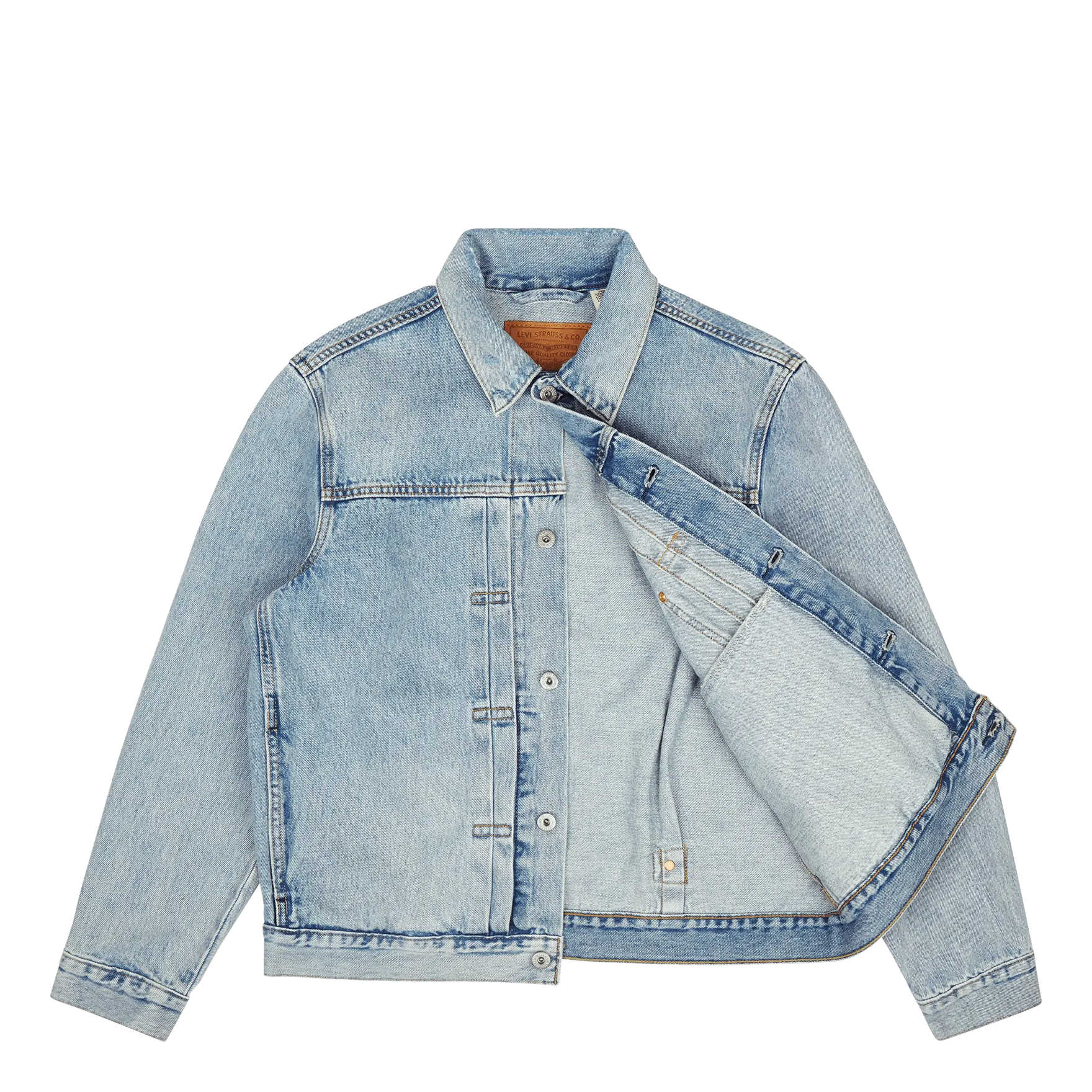 Type I Trucker Z7771  Light Indigo Worn In
