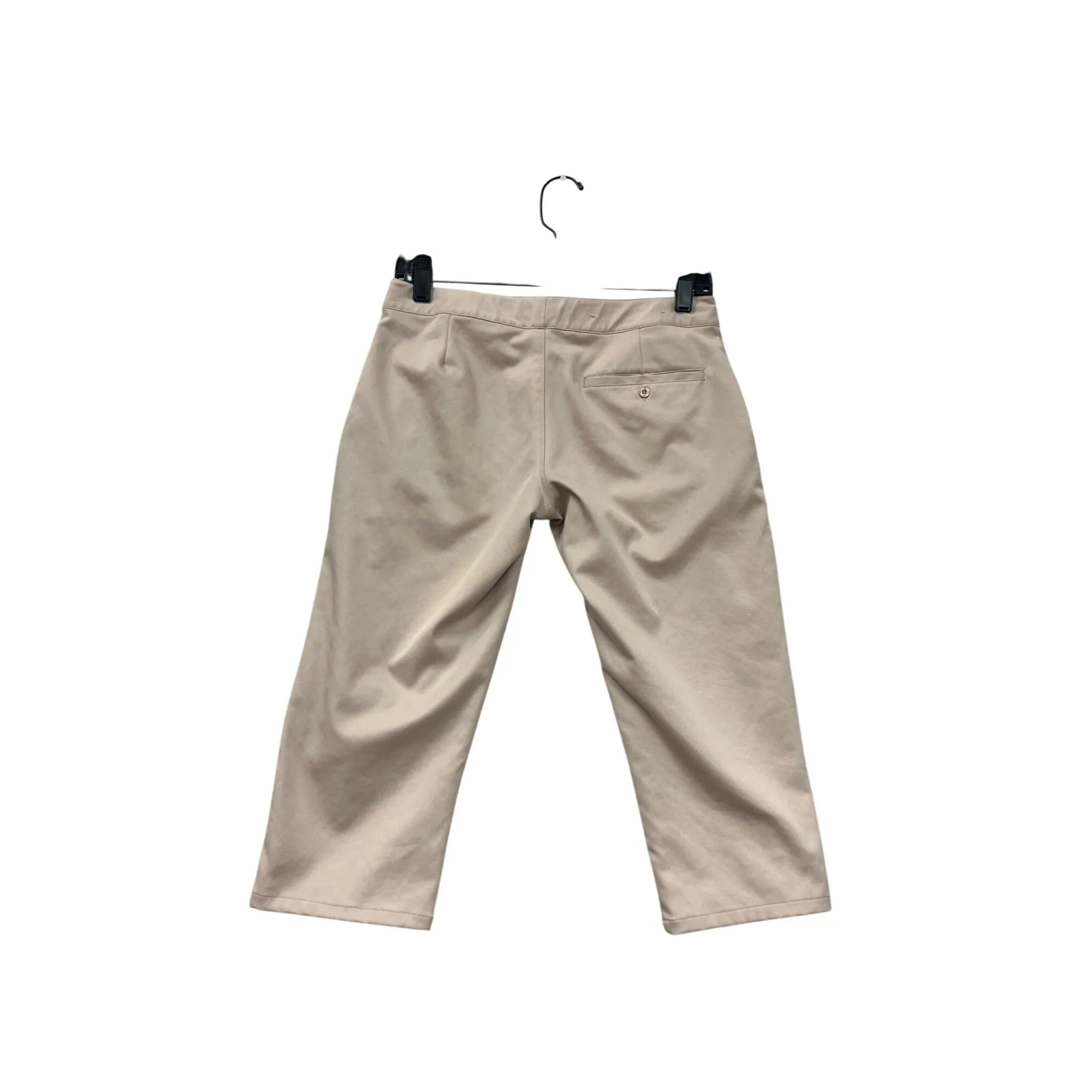 Under Armour Womens Capri Golf Pants Beige Size 2 #6623