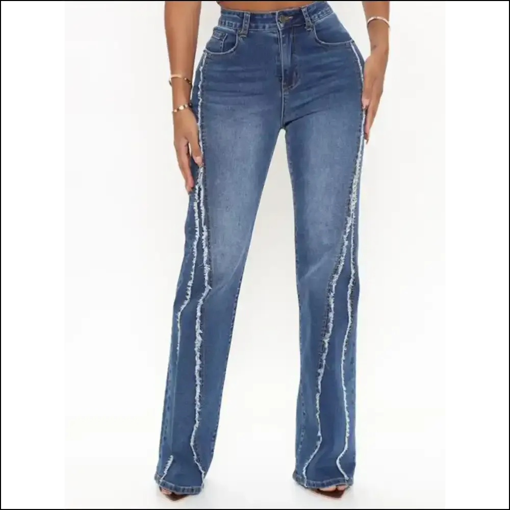 Unleash your Inner Diva in Needful Things Raw Hem High Waist Jeans 💃✨