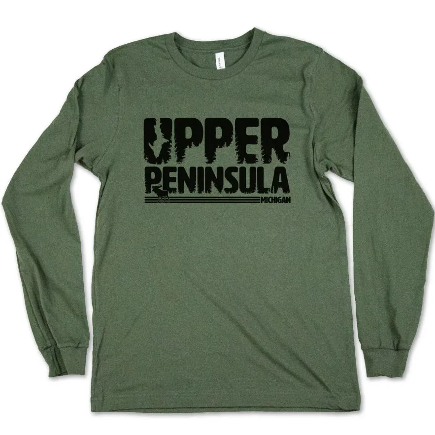 Upper Peninsula long sleeve tee