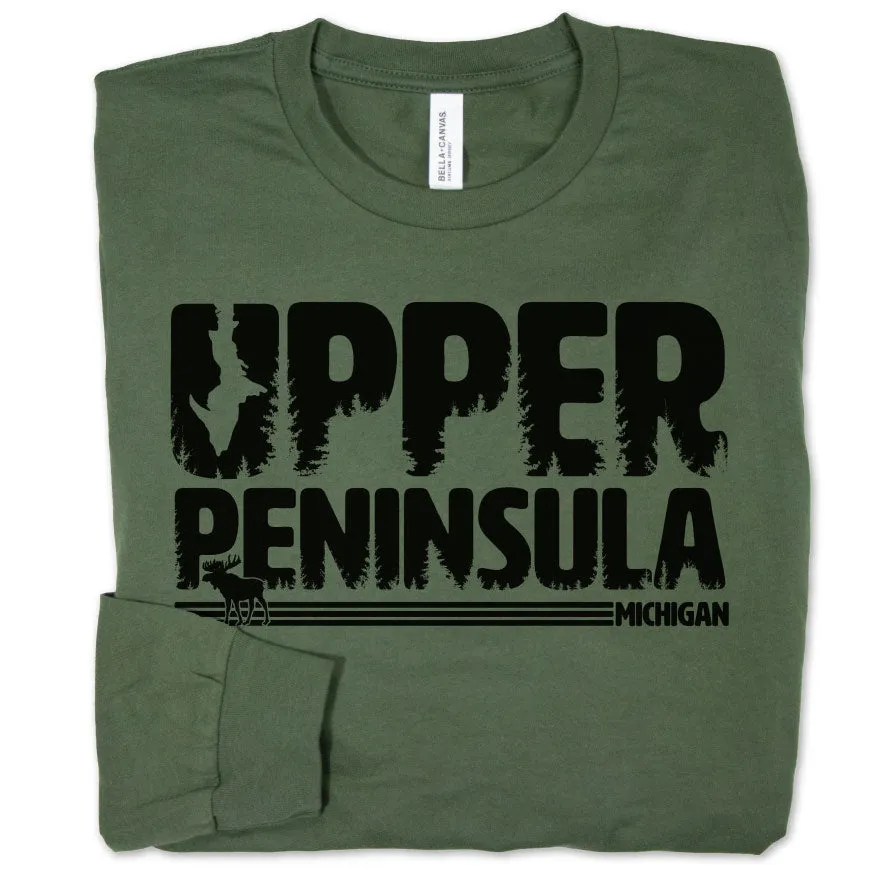 Upper Peninsula long sleeve tee