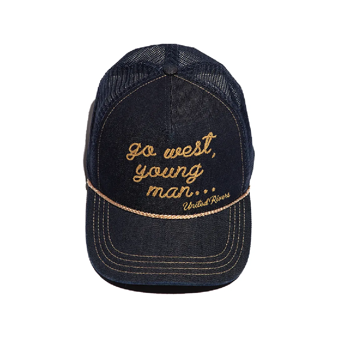 UR "GO WEST, YOUNG MAN..." TRUCKER HAT