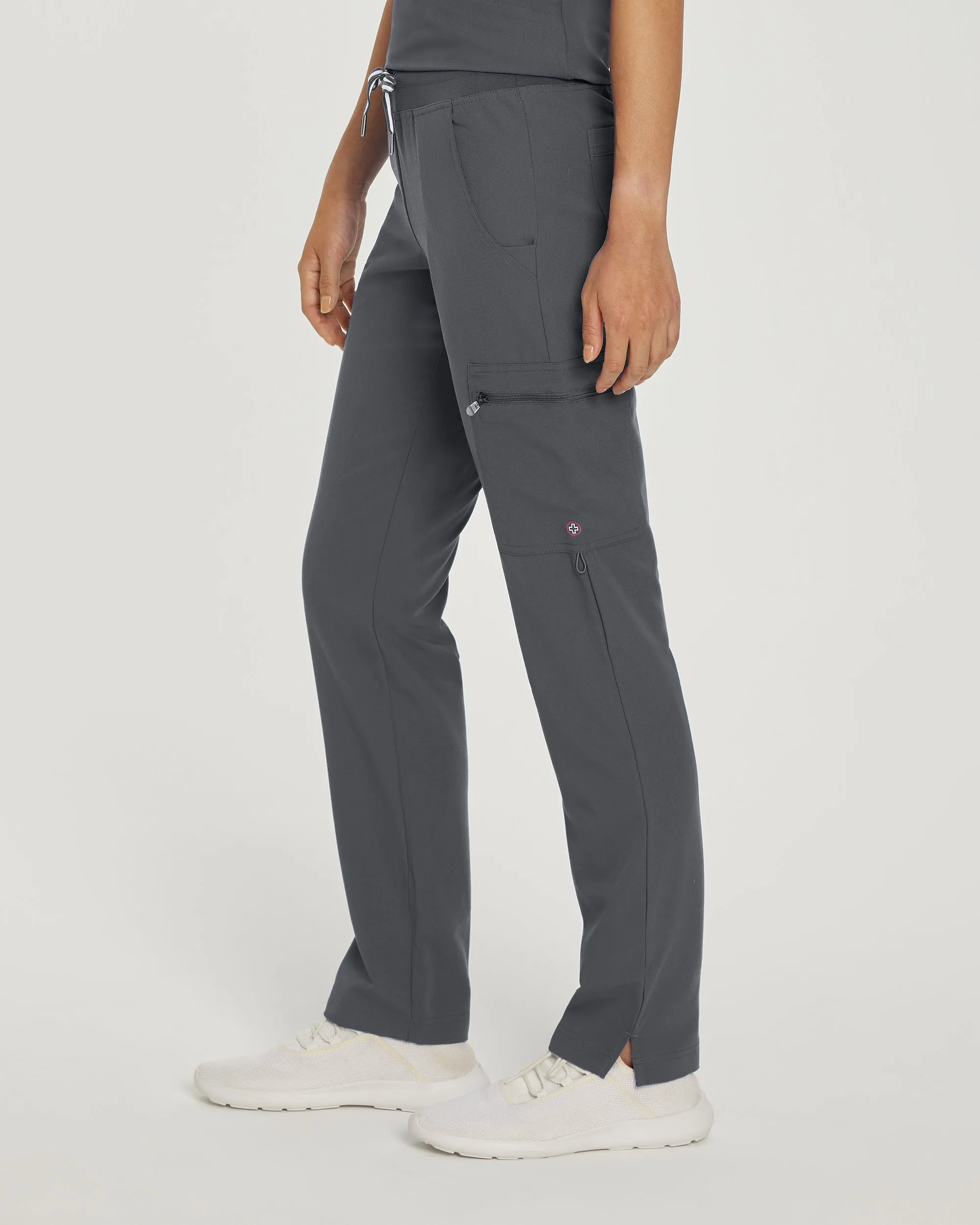 V-Tess 337 Women's Cargo Scrub Pants Dark Pewter