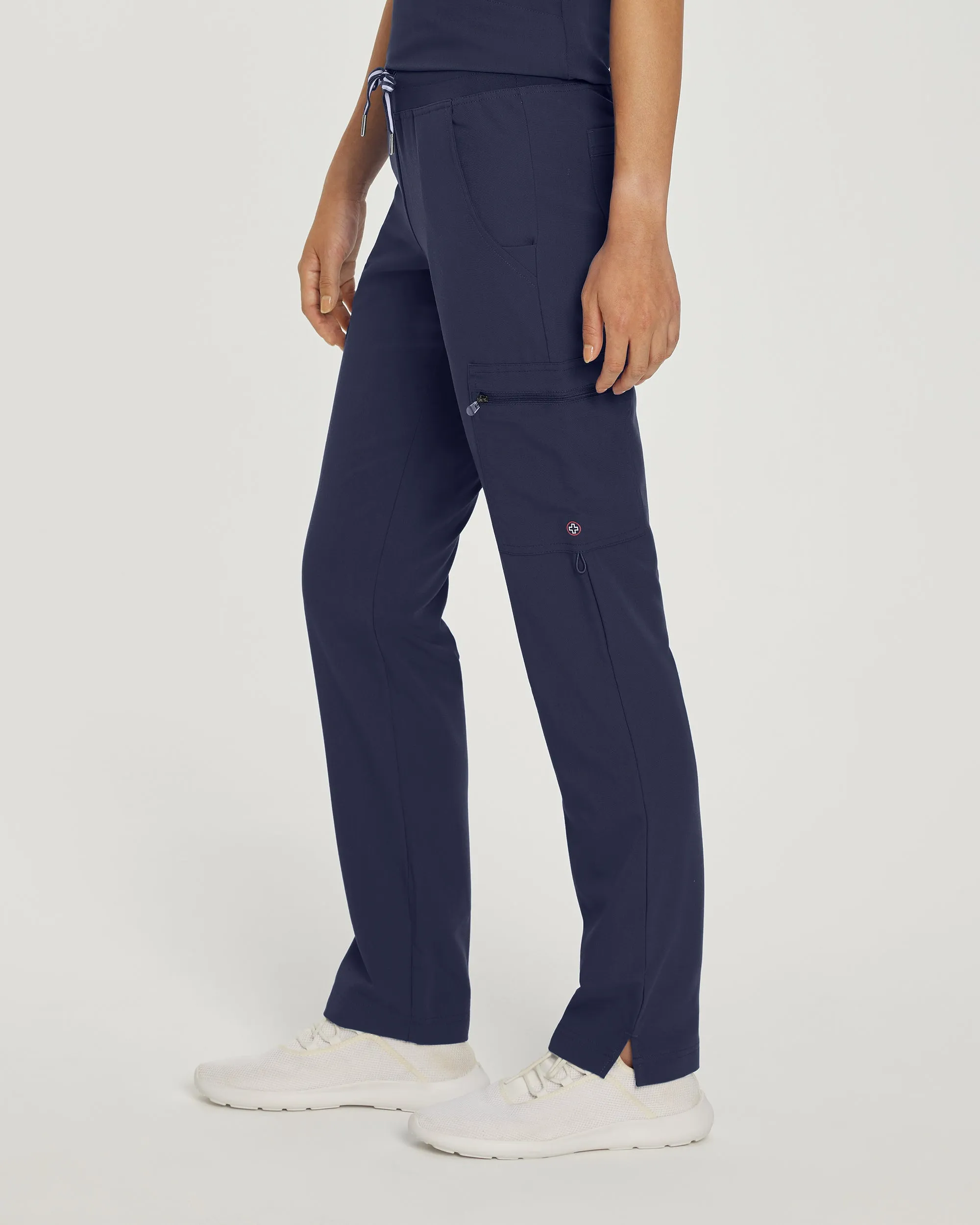 V-Tess 337 Women's Cargo Scrub Pants Navy