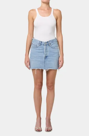 V-Waist Mini Skirt