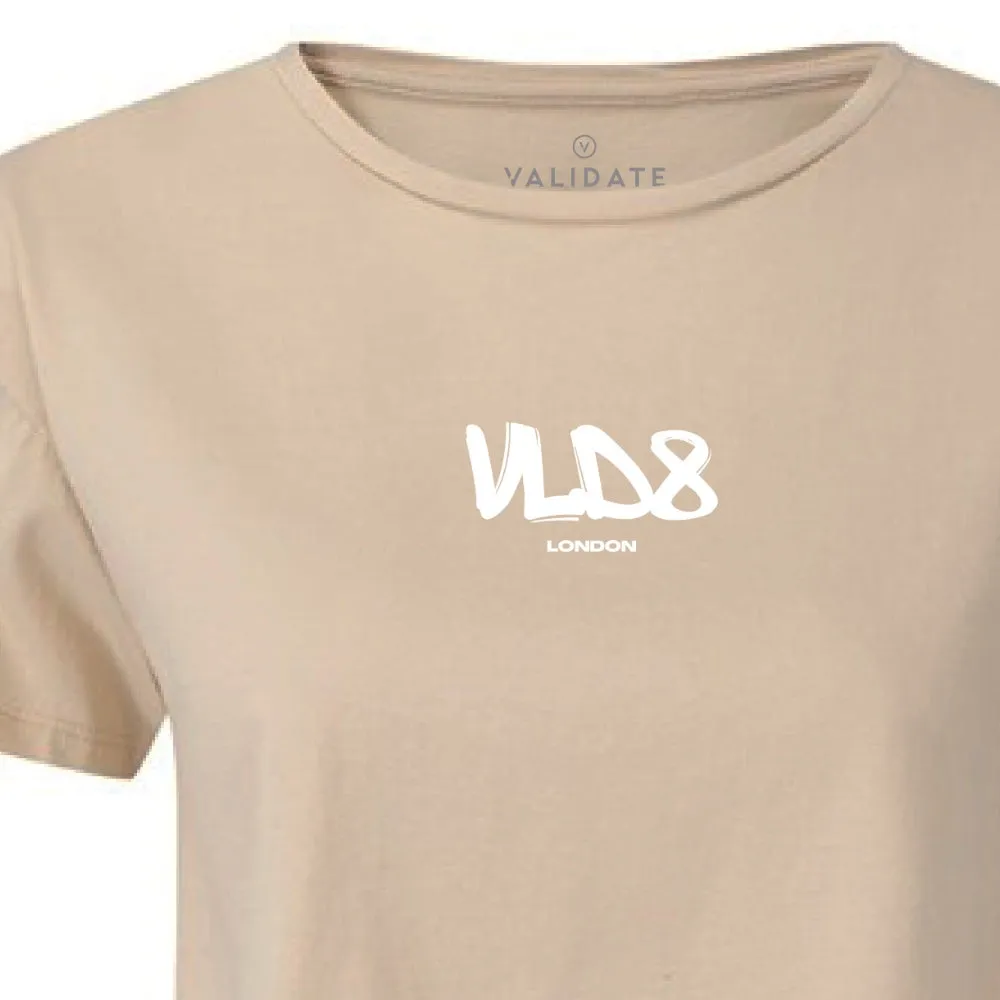 Validate Jump Crop T-shirt Nude