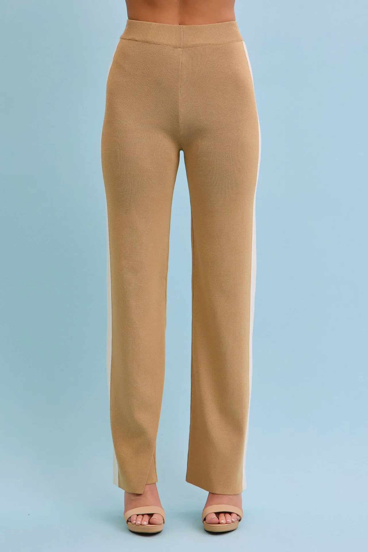 Vanessa Colorblock Knit Sleeveless Top and Pants Set