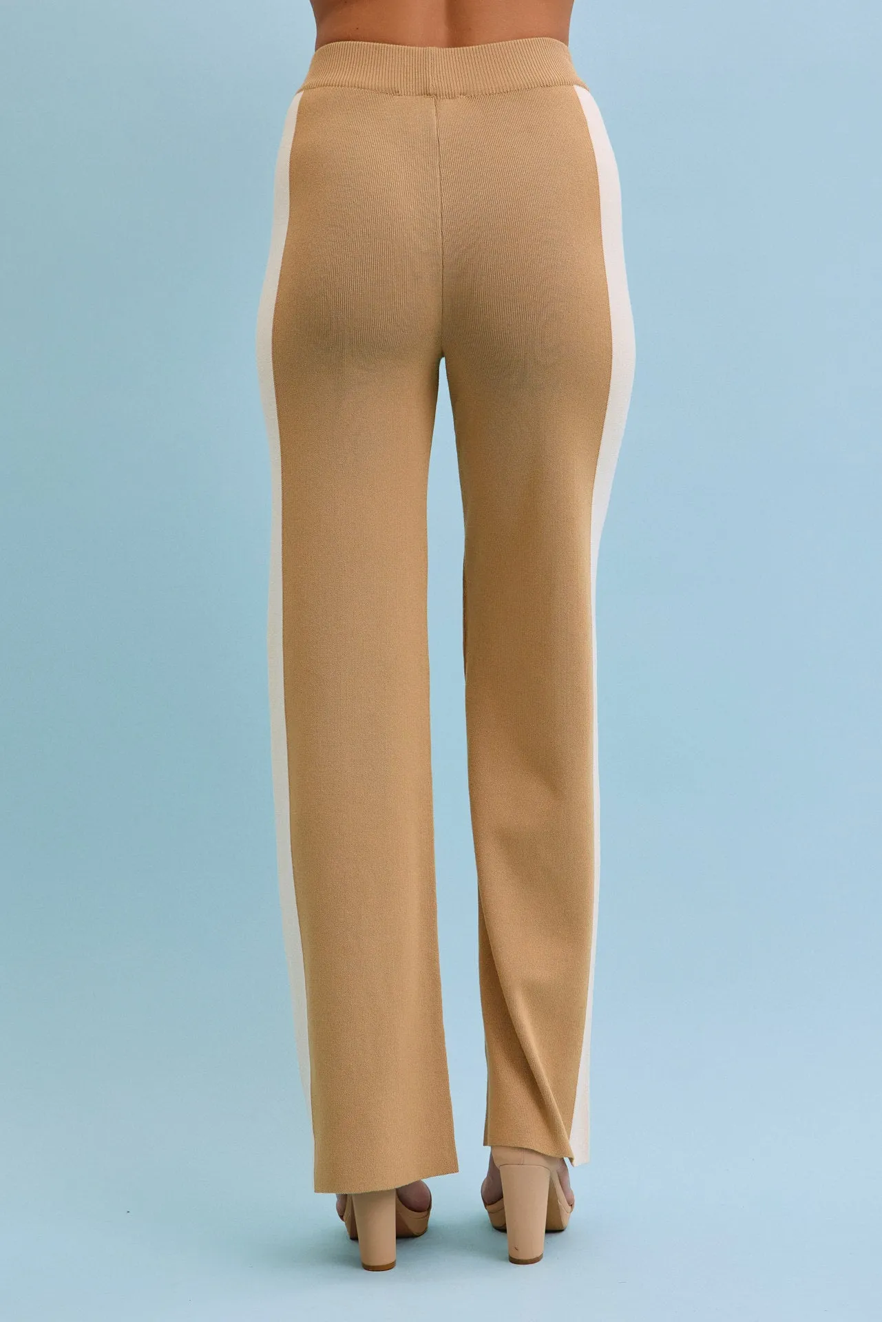 Vanessa Colorblock Knit Sleeveless Top and Pants Set