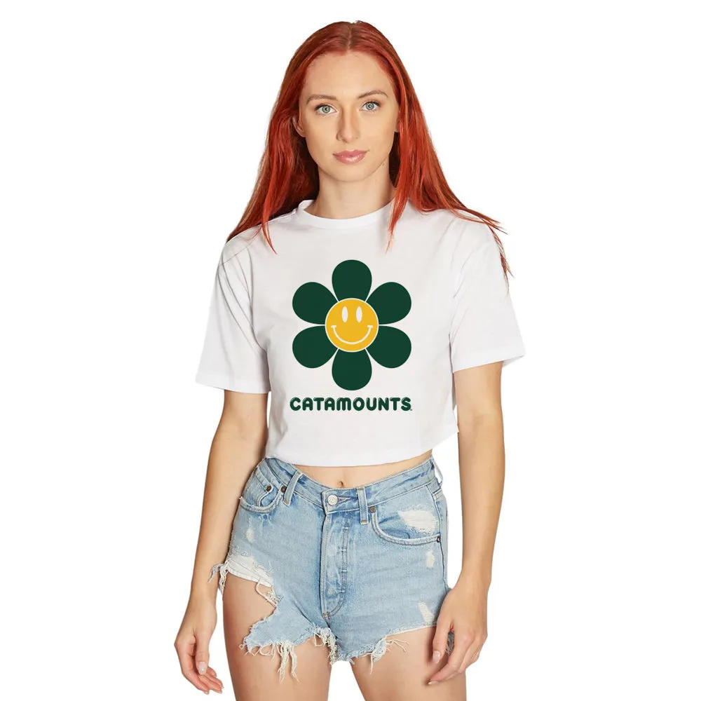 Vermont Flower Cropped Tee