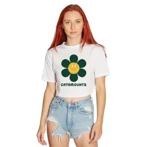 Vermont Flower Cropped Tee