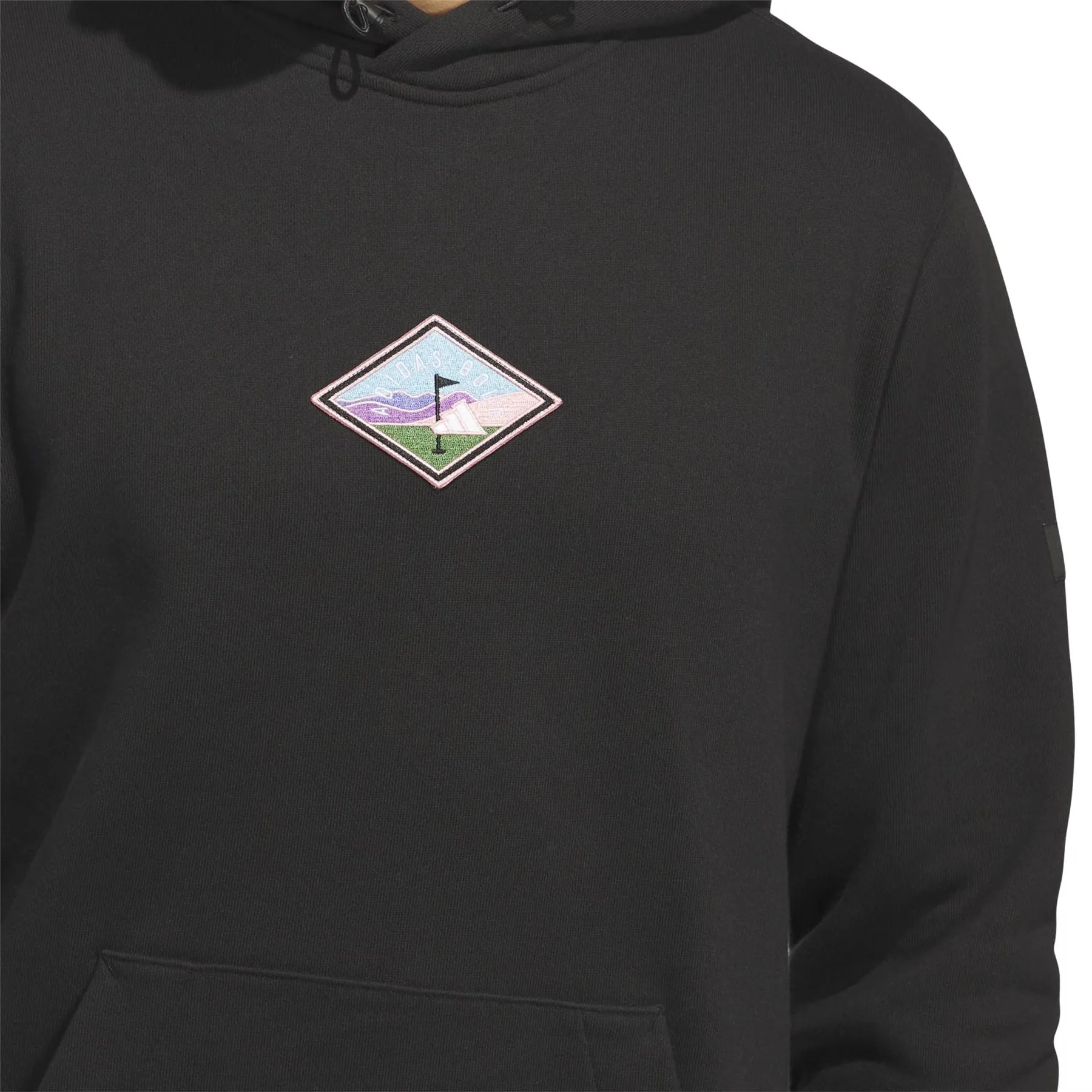 Versatile Tech Graphic Hoodie Black