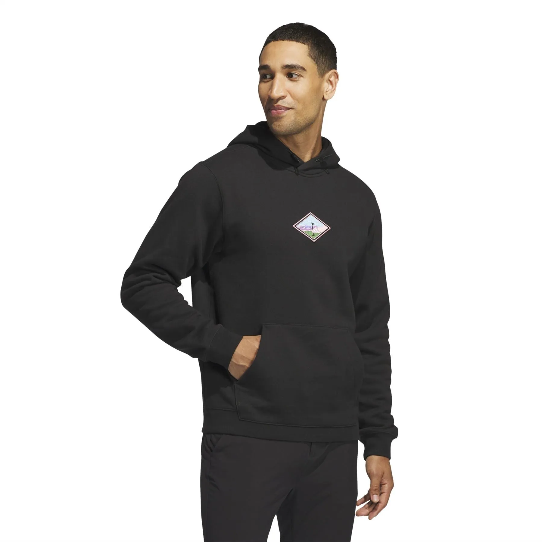 Versatile Tech Graphic Hoodie Black
