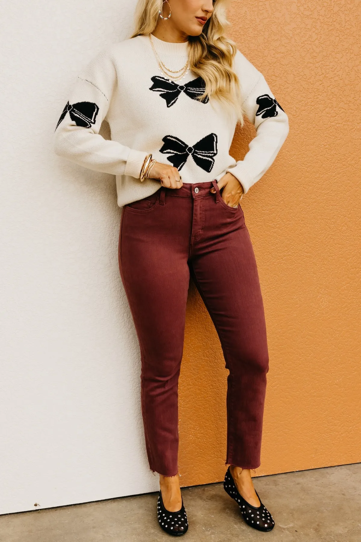 Vervet Denim | The Jeanne Frey Hem Crop Straight Denim