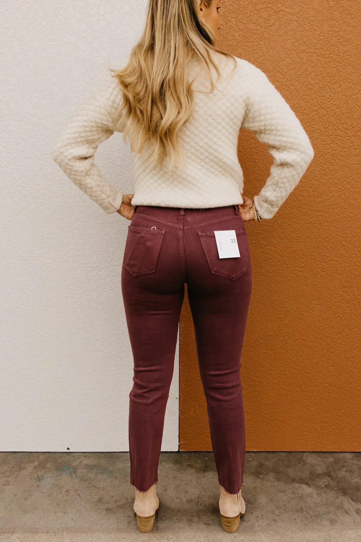 Vervet Denim | The Jeanne Frey Hem Crop Straight Denim