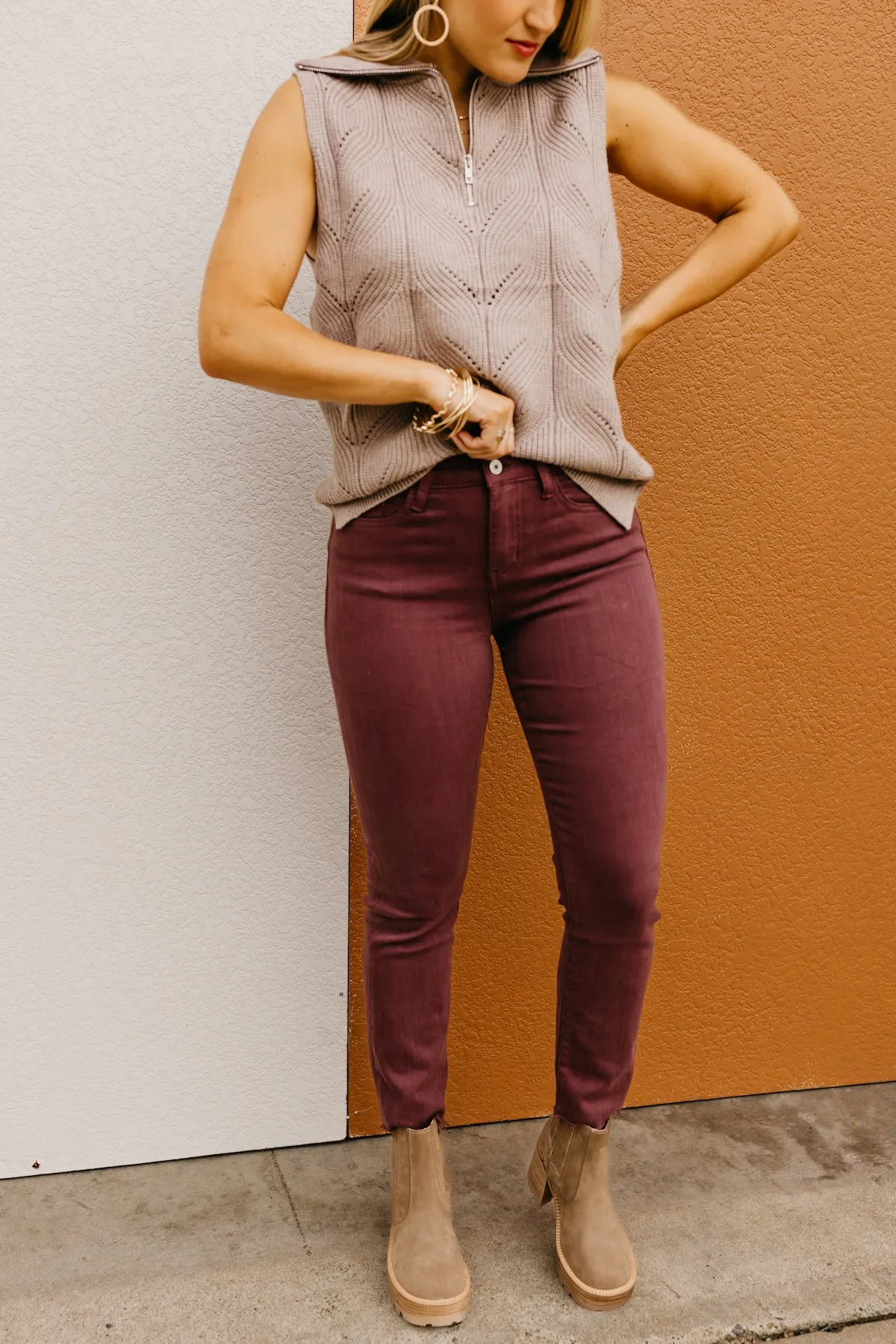 Vervet Denim | The Jeanne Frey Hem Crop Straight Denim