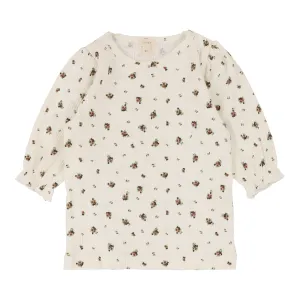Vintage dark floral long sleeve tee by Lil Leggs