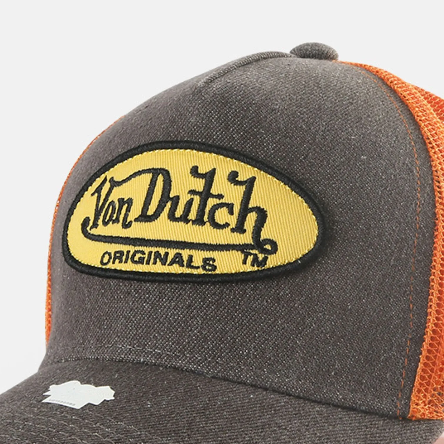 Von Dutch - Boston - Trucker/Snapback - Denim/Orange