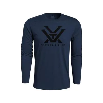 Vortex Optics Men's Core Logo Long Sleeve T-Shirt, Navy Heather SKU - 837887