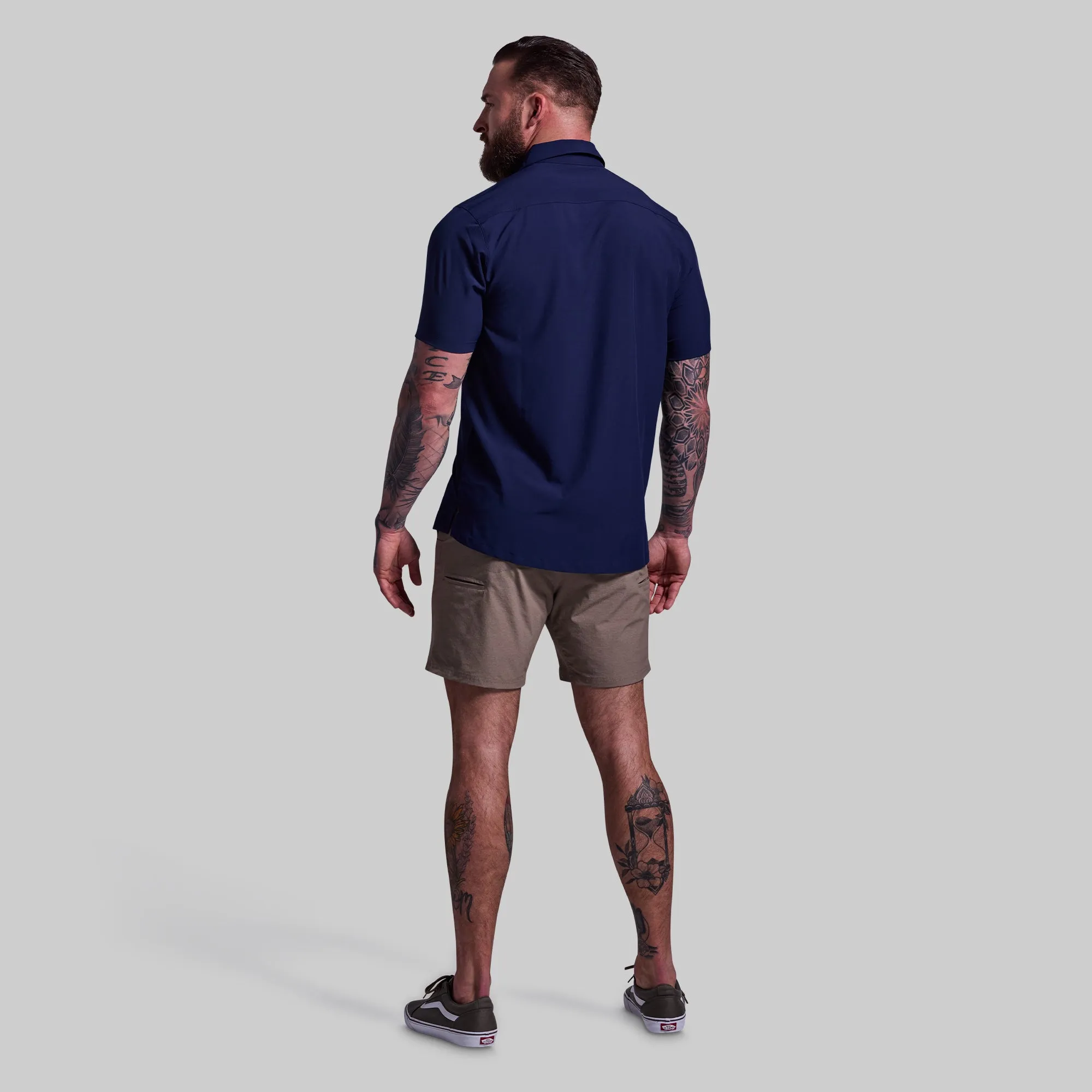 Voyager Button Up (Navy)