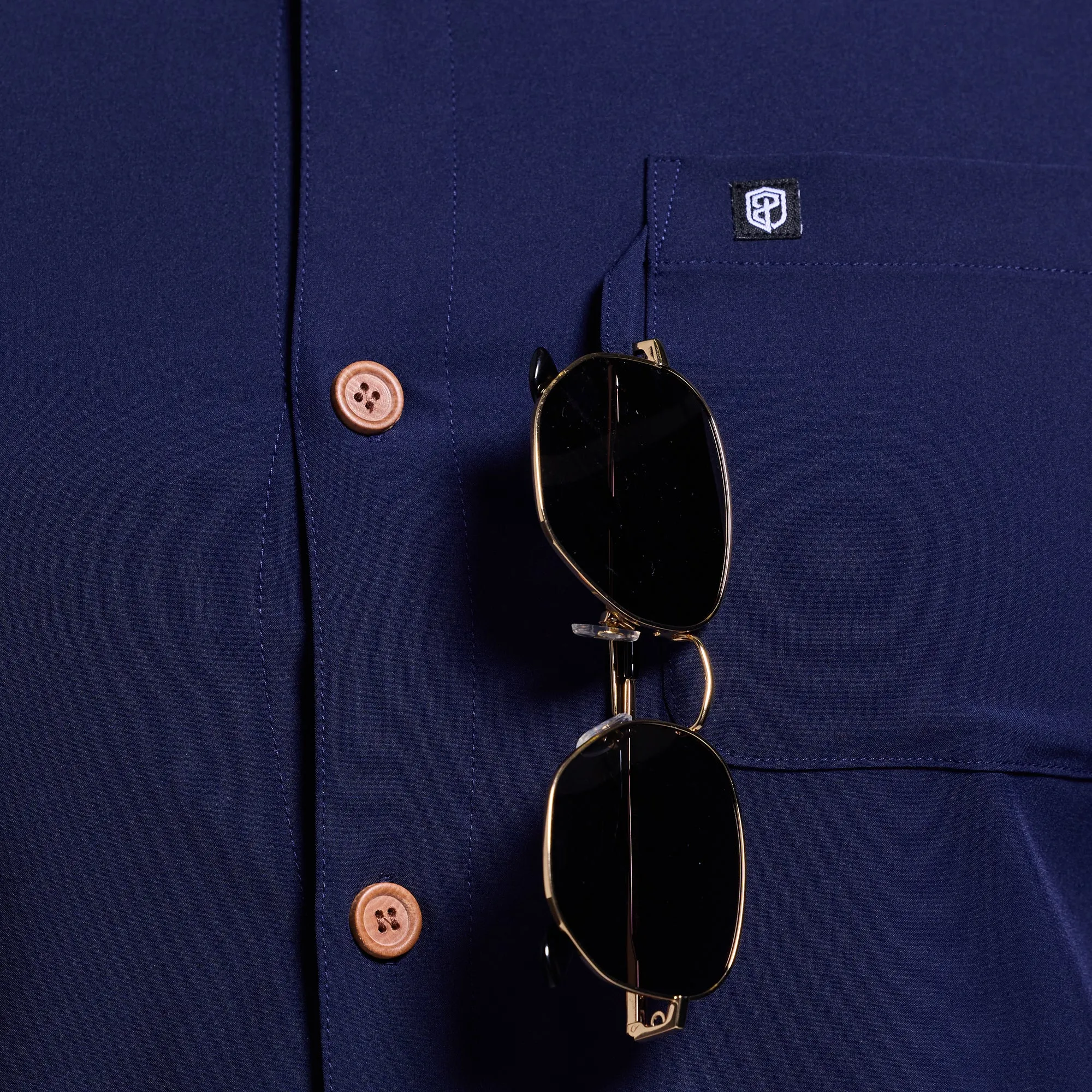 Voyager Button Up (Navy)