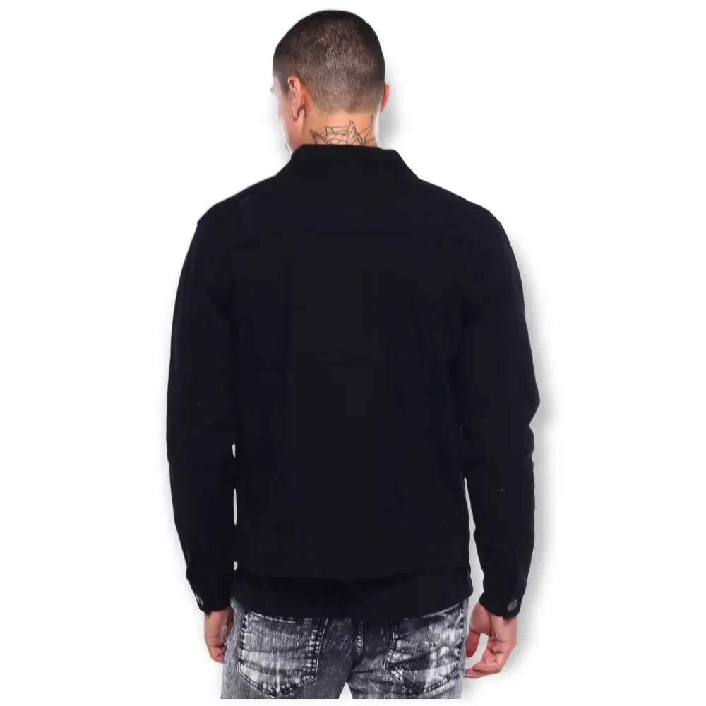 WaiMea Boys Black Trucker Jacket (Black)