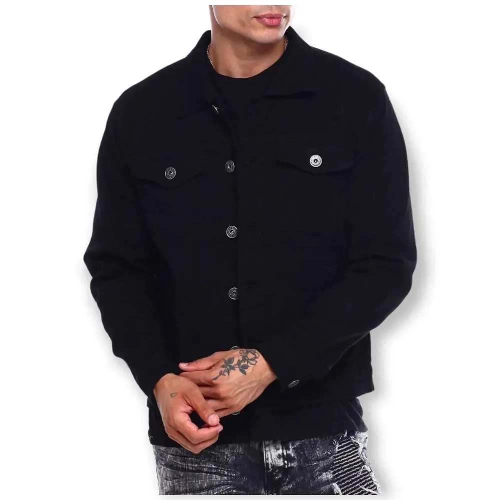 WaiMea Boys Black Trucker Jacket (Black)