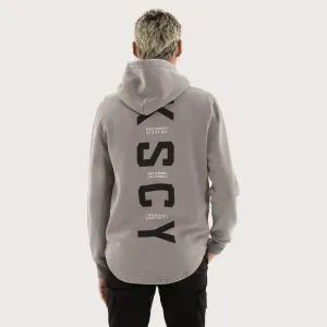 Wander Dual Curved Hoodie Pigment Frost Grey