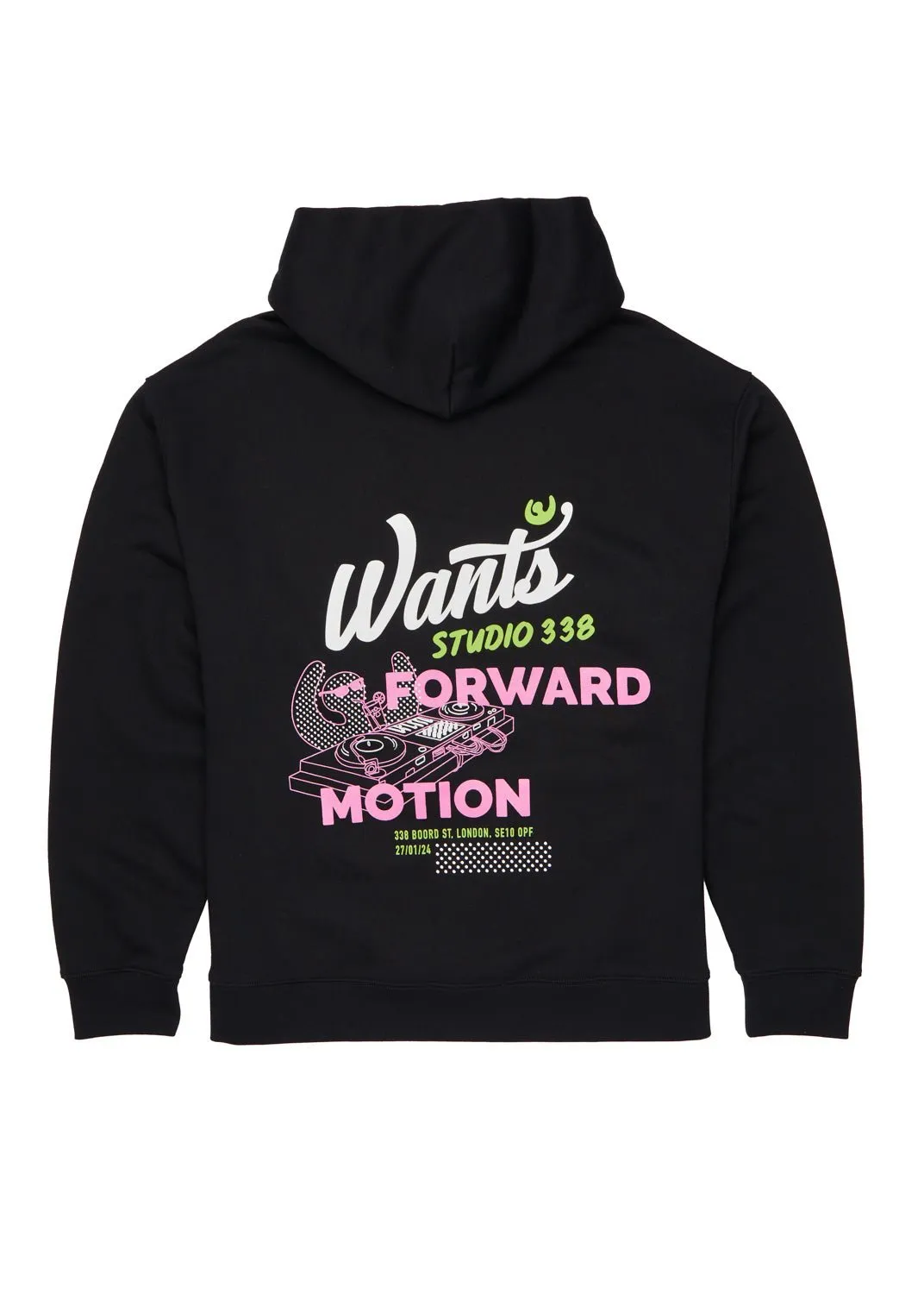 WANTS X FORWARD MOTION Ltd edition collab Hoody