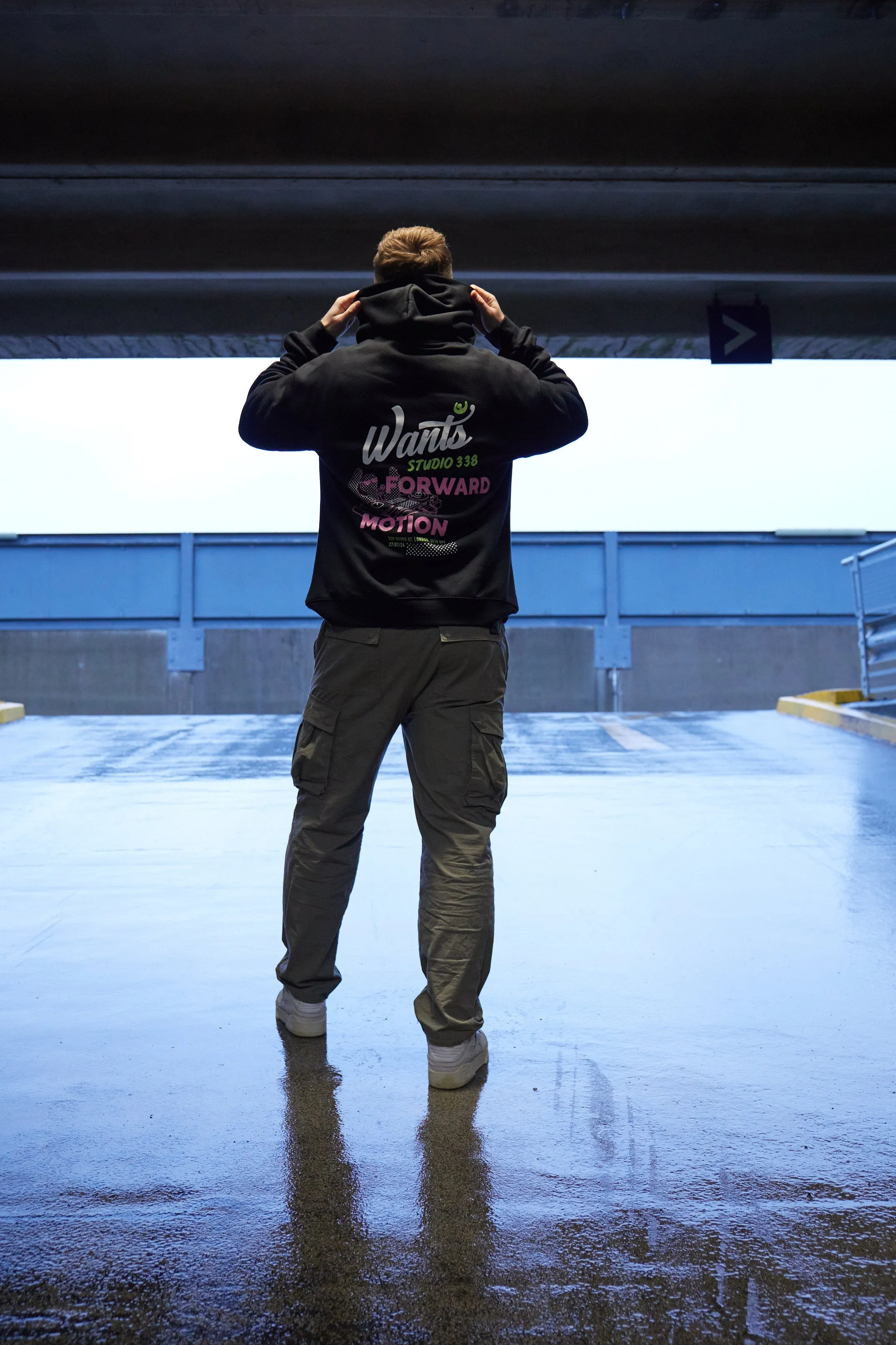 WANTS X FORWARD MOTION Ltd edition collab Hoody