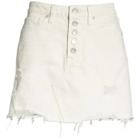 We The Free Free People Denim Mini Skirt (NWT)
