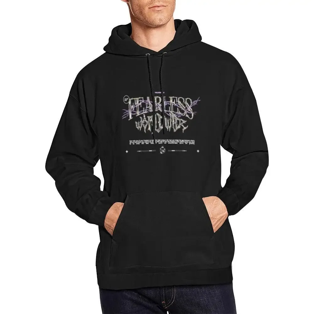 Weirdcore Aesthetic Hoodie with Edgy Graphics and Abstract Designs