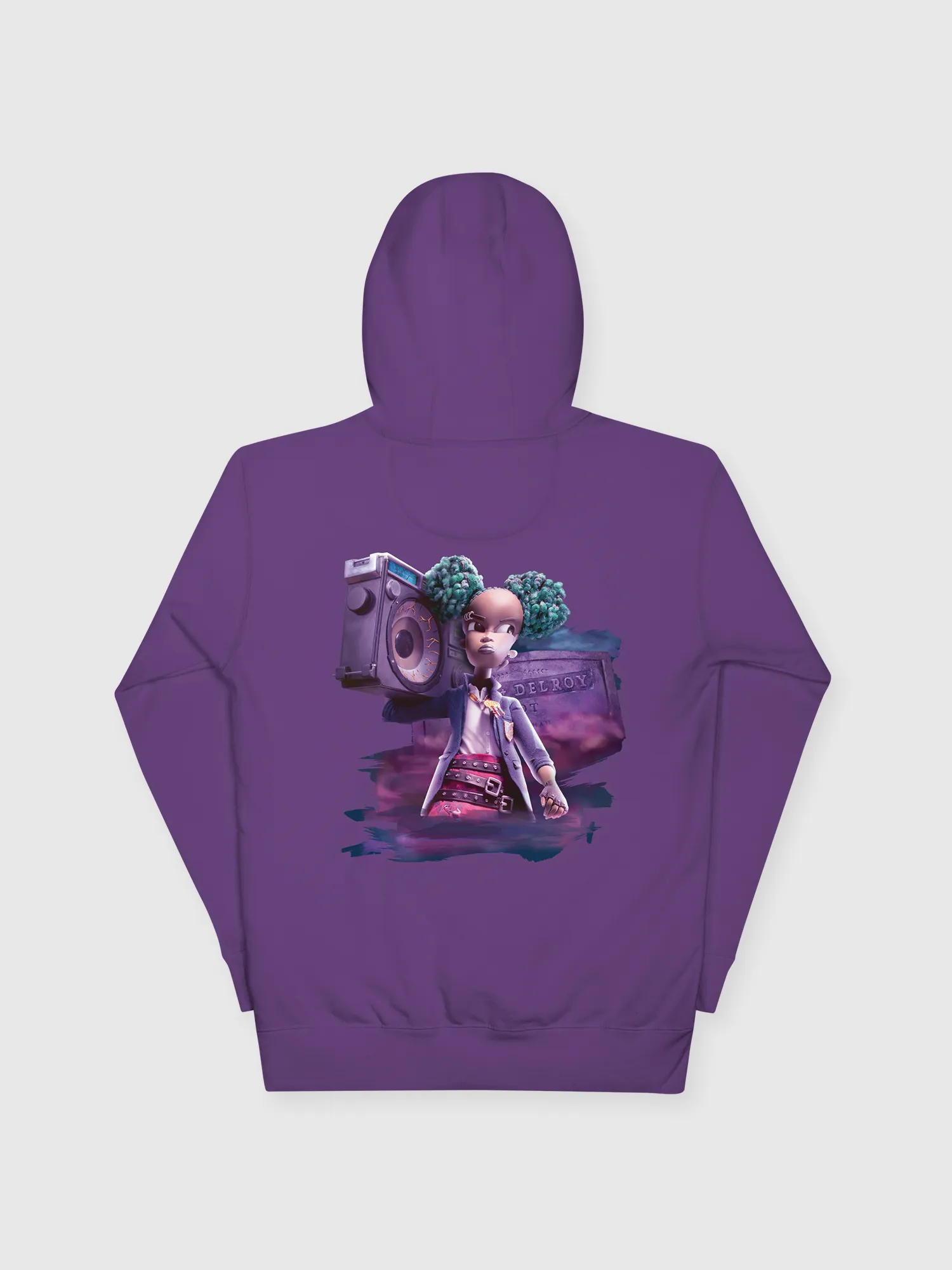 Wendell & Wild Kat Premium Unisex Hoodie [Purple]
