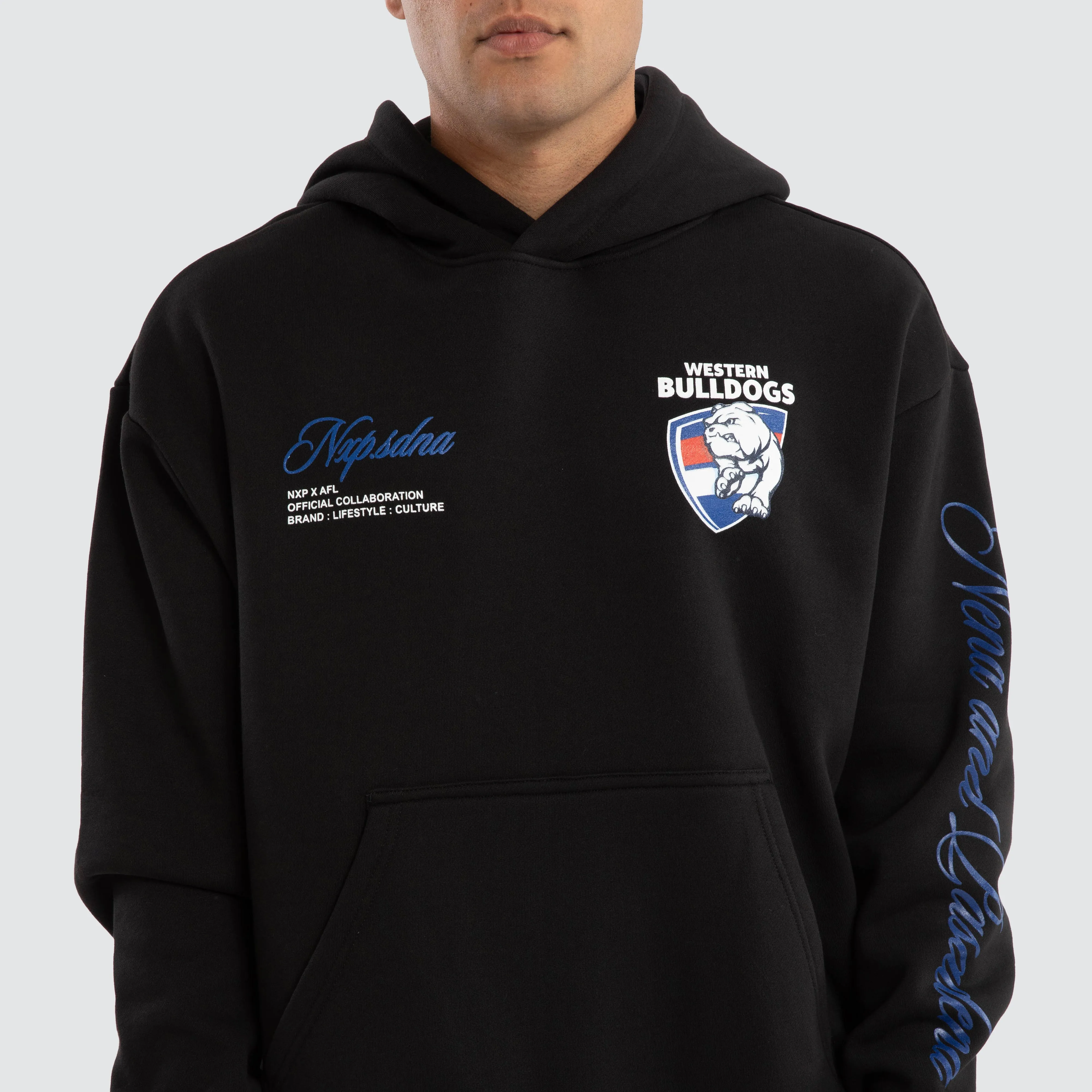 Western Bulldogs AFL Season Hoodie Jet Black