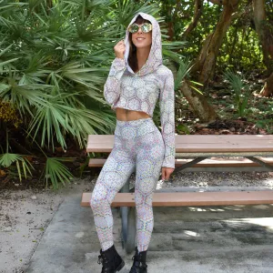 White Double Vision Leggings