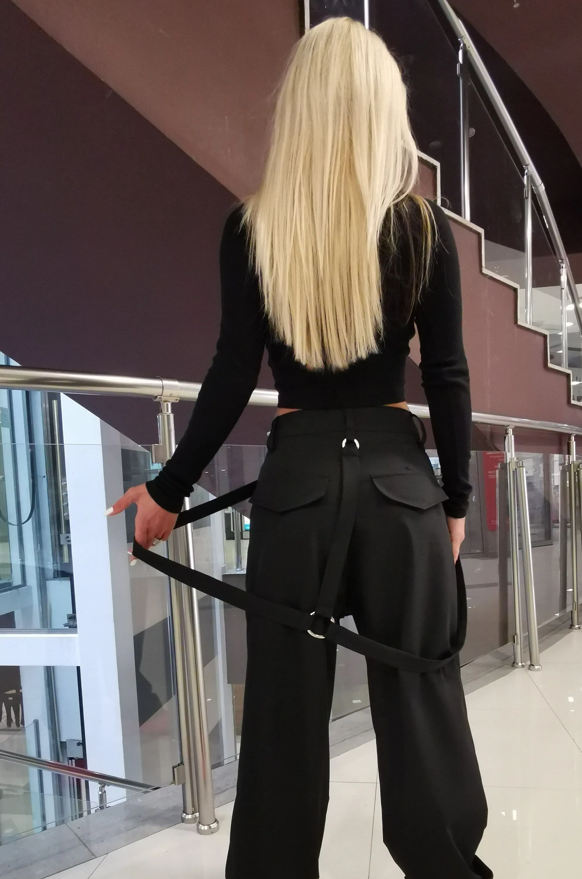 Wide Leg Pants, Baggy Pants, Harem Pants, Loose Pants, Drop Crotch Pants, Extravagant, Avant-garde Pants, Casual Black Women Pants