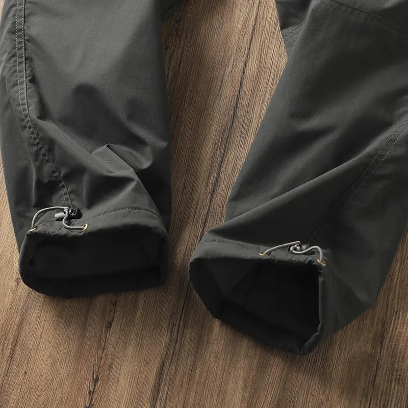 Windproof Waterproof Fleece-Lined Outdoor Hiking Pants