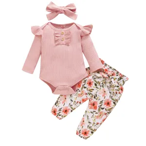 Winter Floral Set-Pink