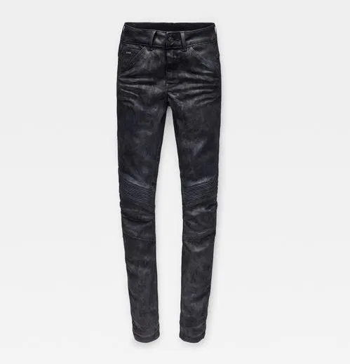 Woman’s 5622 D-MOTION 3D Mid Skinny Black Painted