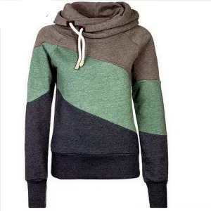 Women Hooded Sweatshirt Long Sleeve O-neck women hoodies pullover Knit Thick Sweatshirts